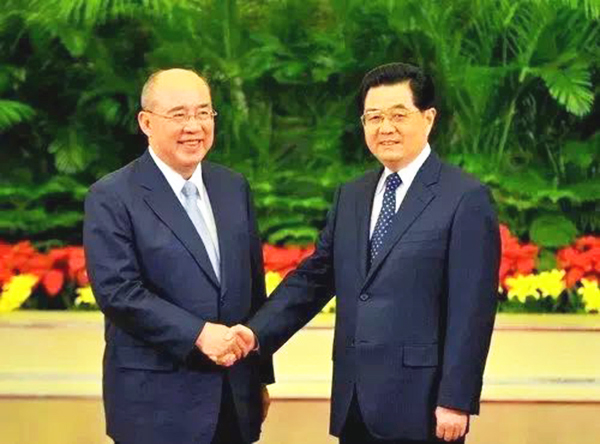 2008年5月28日，时任中共中央总书记胡锦涛会见时任中国国